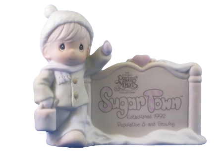 Sam Butcher Painting Sign - Precious Moment Figurine