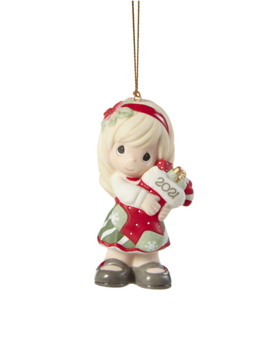 You Fill Me With Christmas Cheer - 2021 Dated Annual Precious Moment Ornament