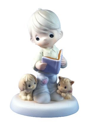 A Godchild Close To My Heart (Boy) - Precious Moment Figurine