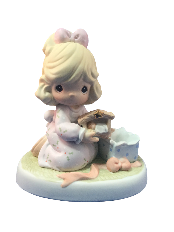 Celebrating His Arrival - Precious Moment Figurine
