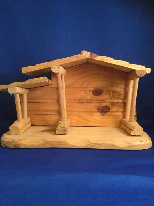 Wooden Creche for Mini Nativity