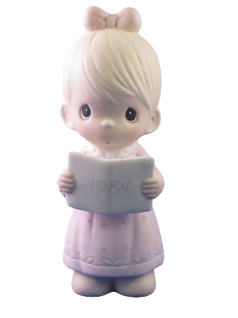 Wishing You A Merry Christmas - 1984 Precious Moment Figurine