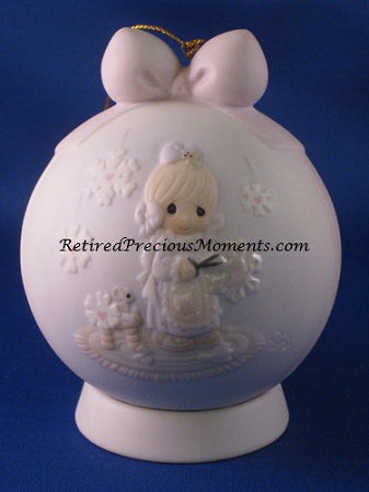 He Covers The Earth With His Beauty - 1995 Precious Moment Ball Ornament