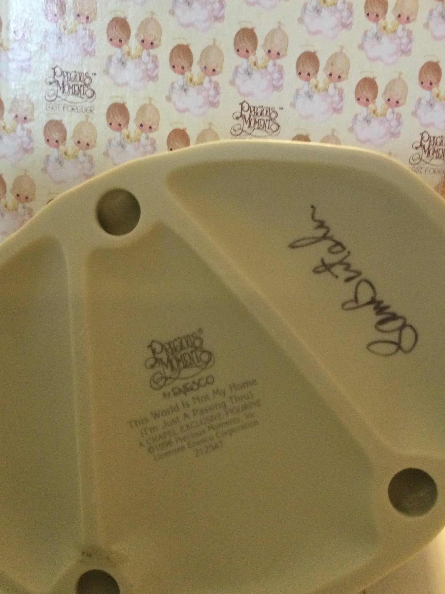 This World Is Not My Home - Precious Moment Figurine * AUTOGRAPHED *