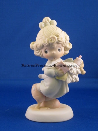 Lord, Help Me Stick To My Job - Precious Moment Figurine