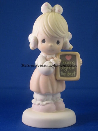 Sharing Begins In The Heart - Precious Moment Figurine
