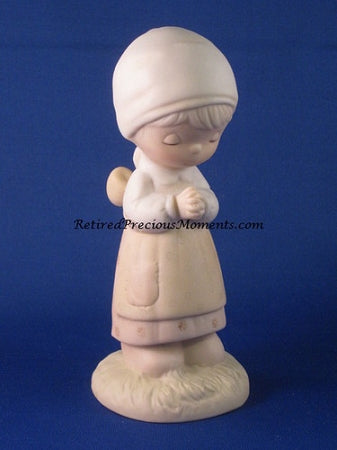 Thanking Him For You - Precious Moment Figurine