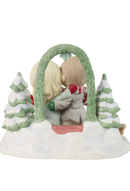 Meet Me Under The Mistletoe - Precious Moment Figurine