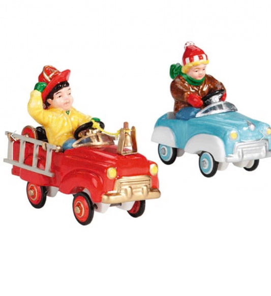 Department 56 -  Snow Village - Pedal Cars For Christmas