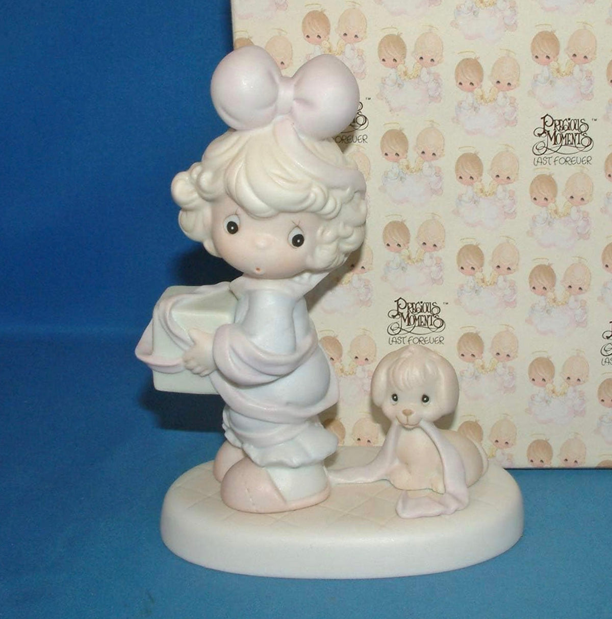 Tied Up For The Holidays - Precious Moments Figurine