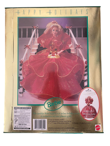 Mattel® Happy Holidays Barbie® Doll Christmas 1993 - Special Edition