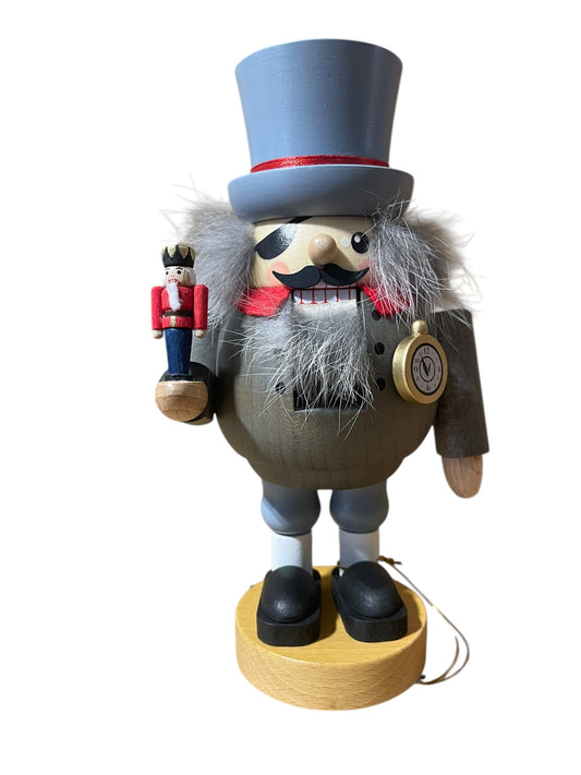 Richard Glasser 8" Nutcracker Erzgebirgische Volkskunst - Drosselmeyer