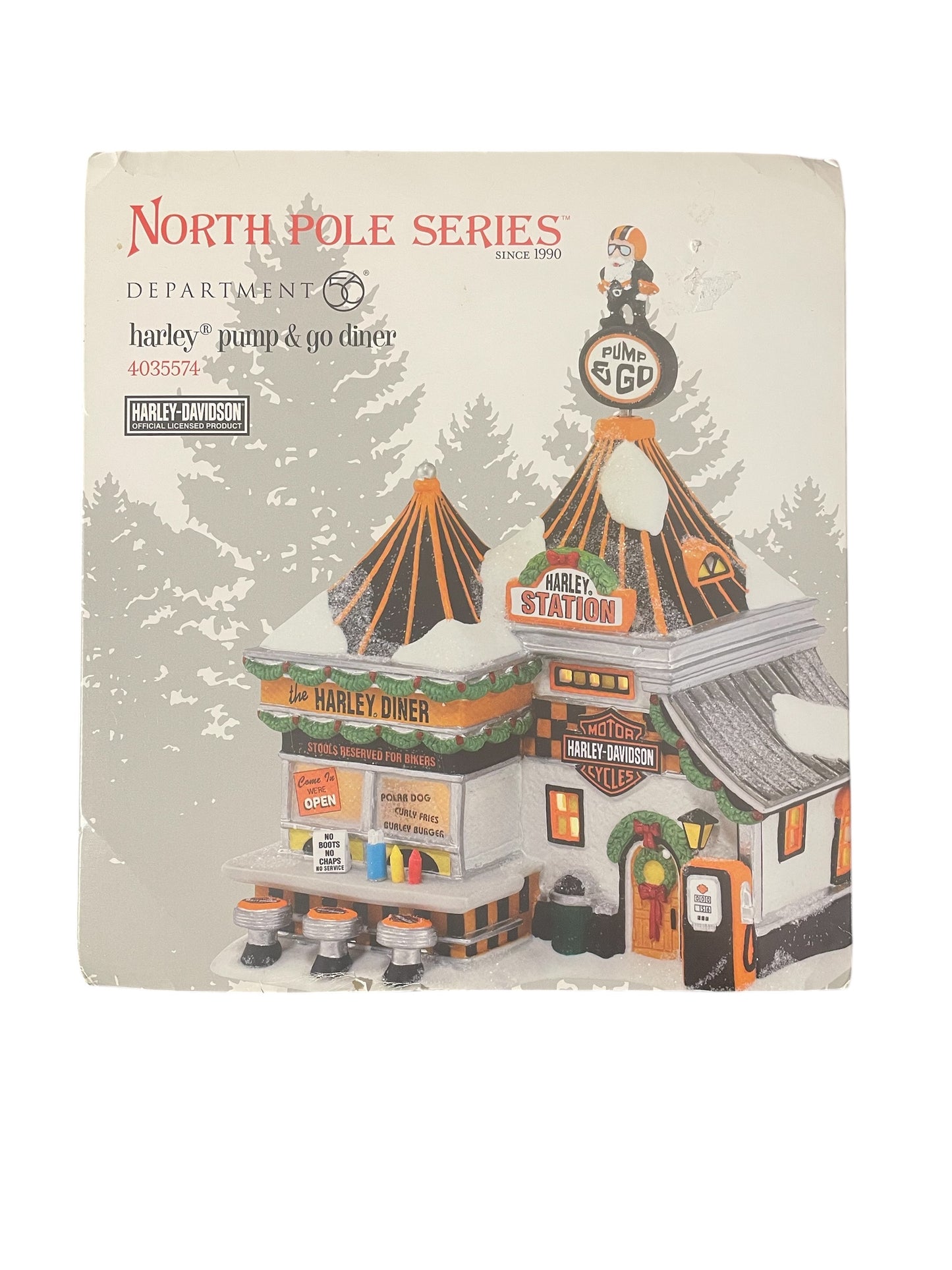 Department 56 - North Pole Series - Harley®  Pump & Go Diner