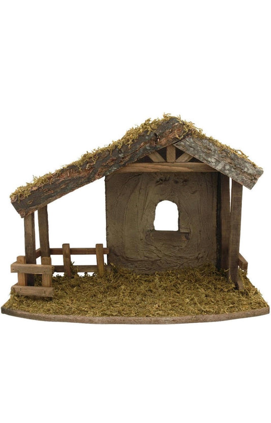 Fontanini Nativity Stable with Fence 5"