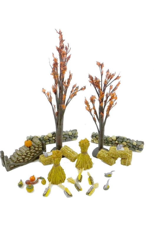 Department 56 - Village Accessories - Autumn Landscape Set