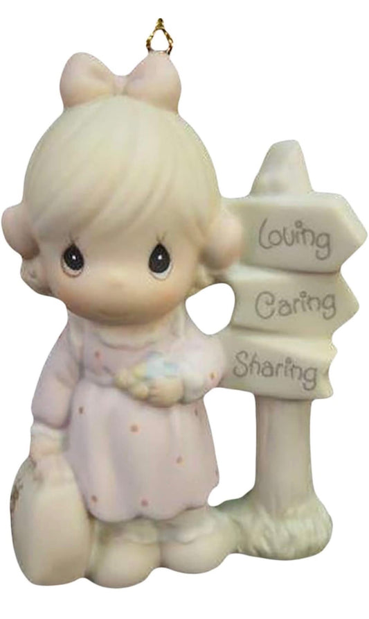 Loving, Caring, And Sharing Along The Way - Precious Moments Ornament