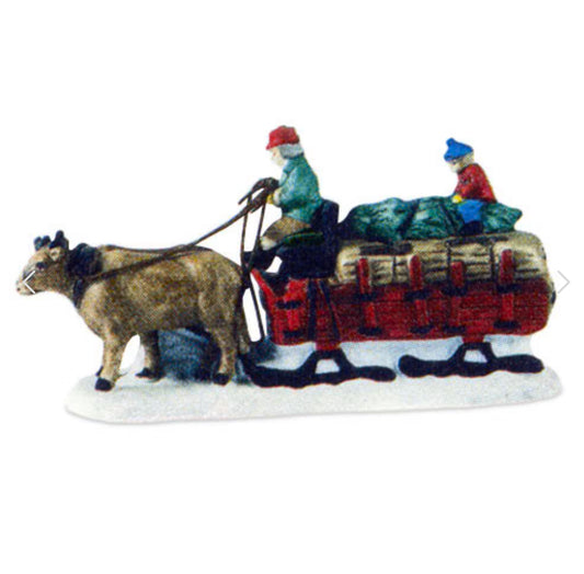 Department 56 - New England Village - Ox Sled