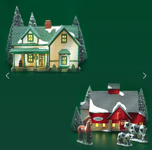 Department 56 - New England Village - Jacob Adams Farmhouse And Barn