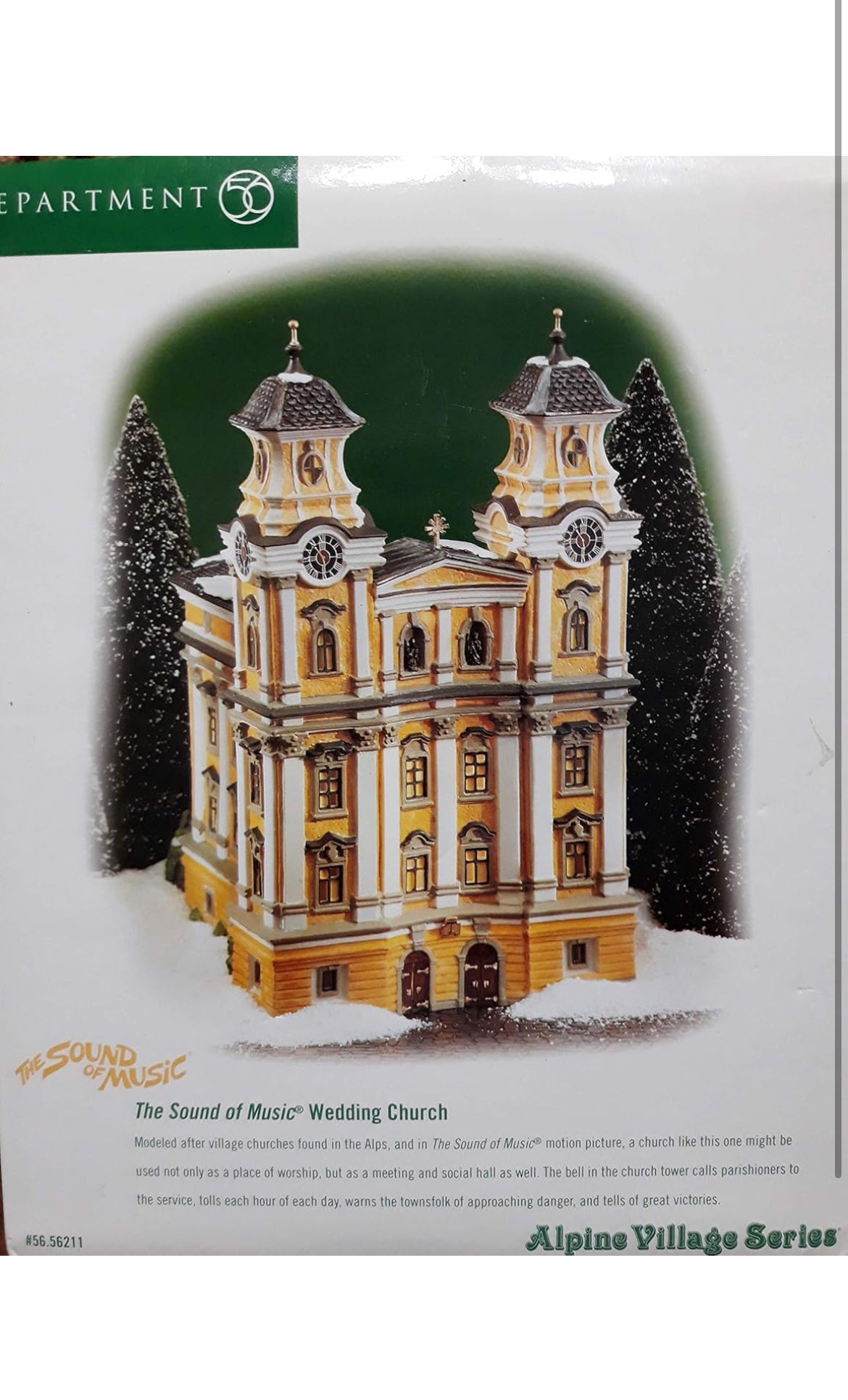 Department 56 - Alpine Village - The Sound Of Music® Wedding Church