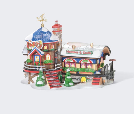Department 56 - North Pole Village - Art’s Hobbies & Crafts