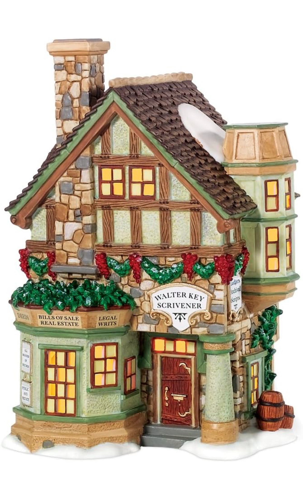 Department 56 Dickens Village Walter Key Scrivener - Thumbnail 2