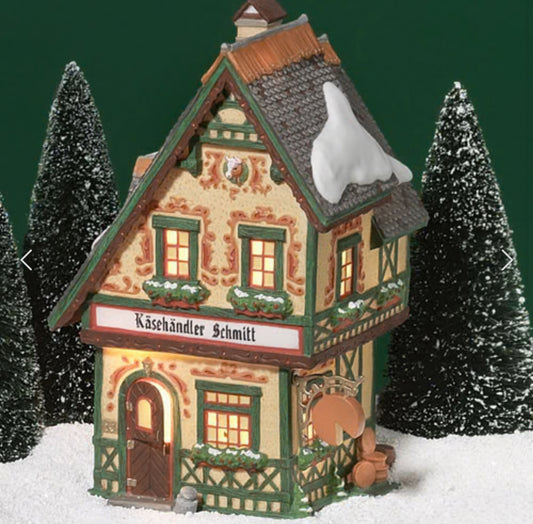 Department 56 - Alpine Village - "Käsehändler Schmitt" Cheese Shop