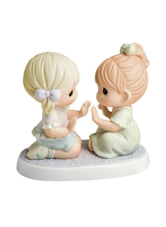Having A Sister Is Always Having A Friend - Precious Moment Figurine