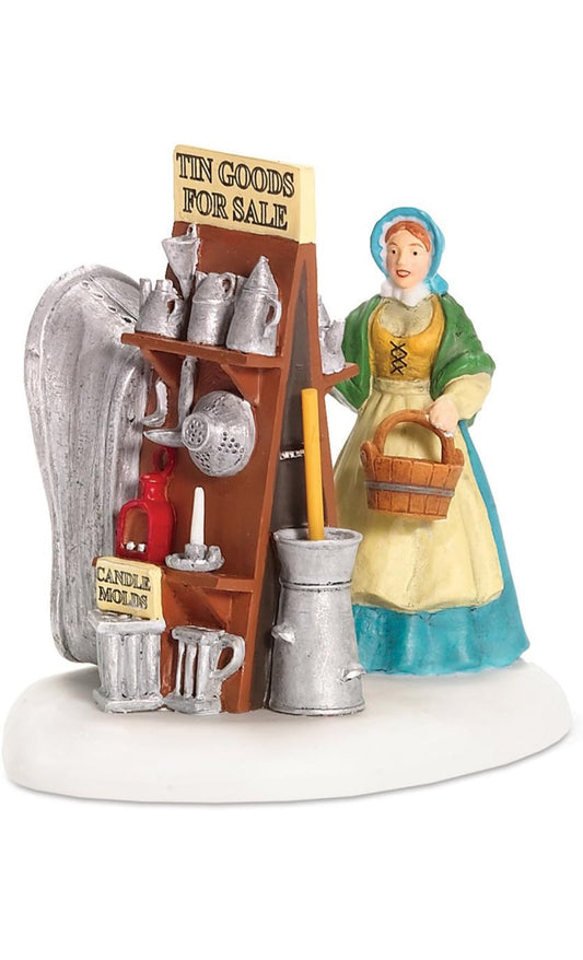 Department 56 - New England Village - Tin Goods For Sale