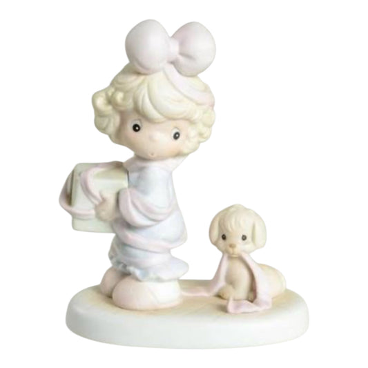 Tied Up For The Holidays - Precious Moments Figurine