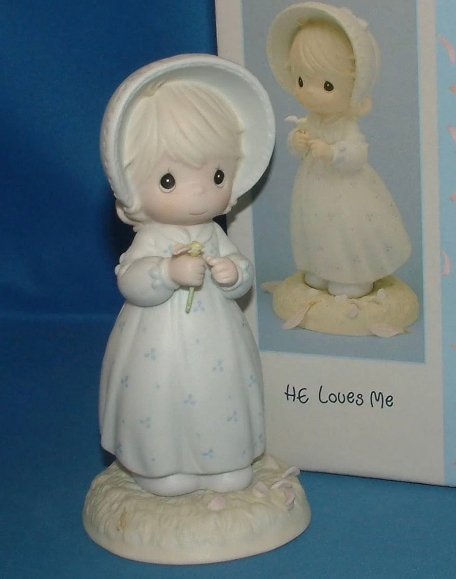 He Loves Me - Precious Moment Figurine