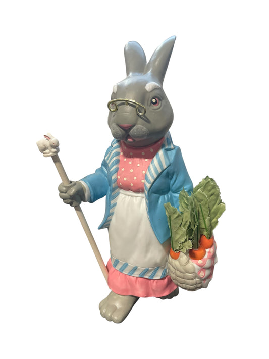 Department 56 - Easter - Carrot Patch - Grandma with cane