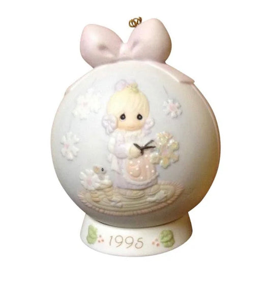 He Covers The Earth With His Beauty - 1995 Precious Moment Ball Ornament