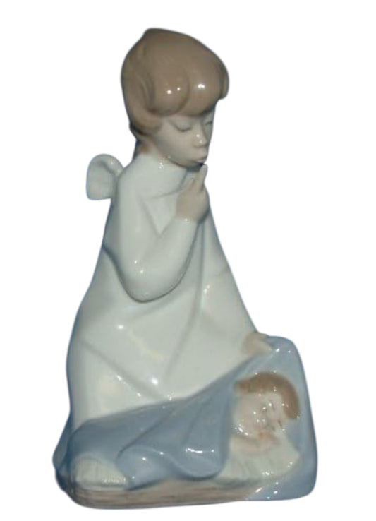 Lladro - Angel With Baby - Porcelain Figurine
