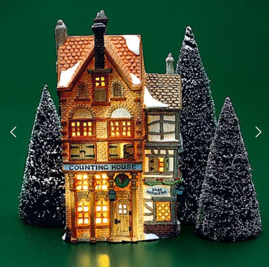 Department 56 - Dickens Village - Counting House & Silas Thimble Barrister