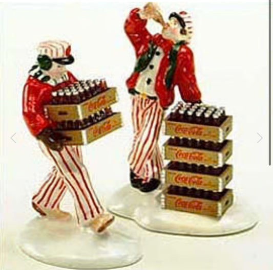 Department 56 - Snow Village - Coca Cola Delivery Men
