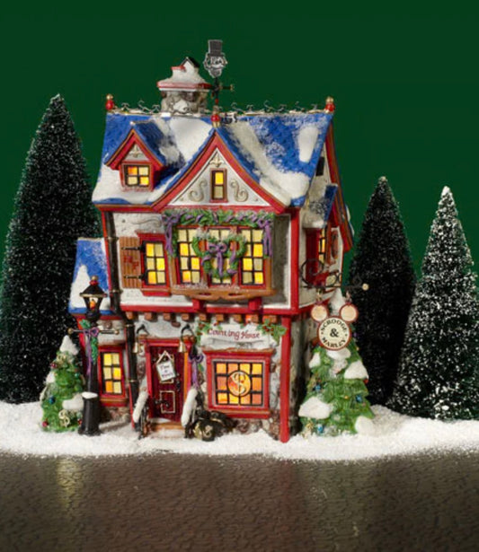 Department 56 - North Pole Village - Scrooge McDuck & Marley's Counting House