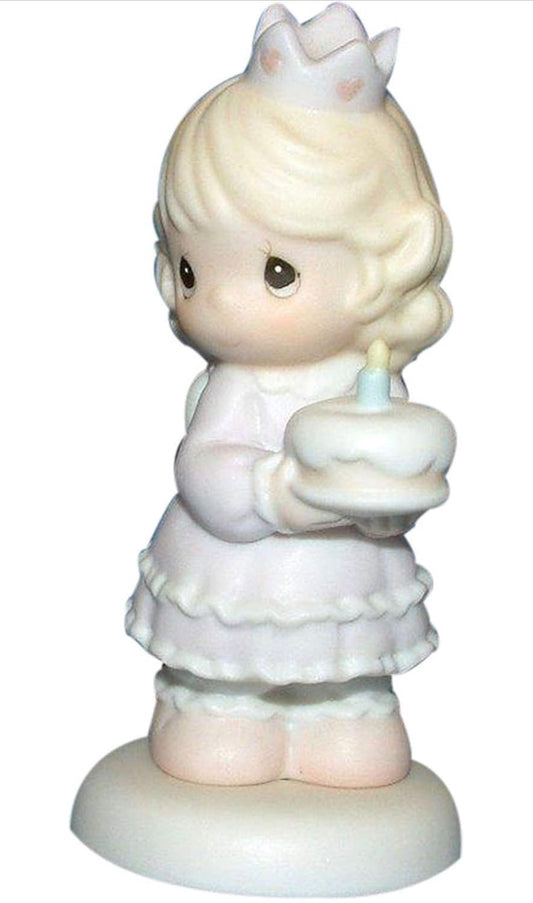Little Moments Birthday Wishes with Hugs & Kisses - Precious Moment Figurine