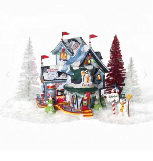 Department 56 - North Pole Village - Frosty's Christmas Weather Station