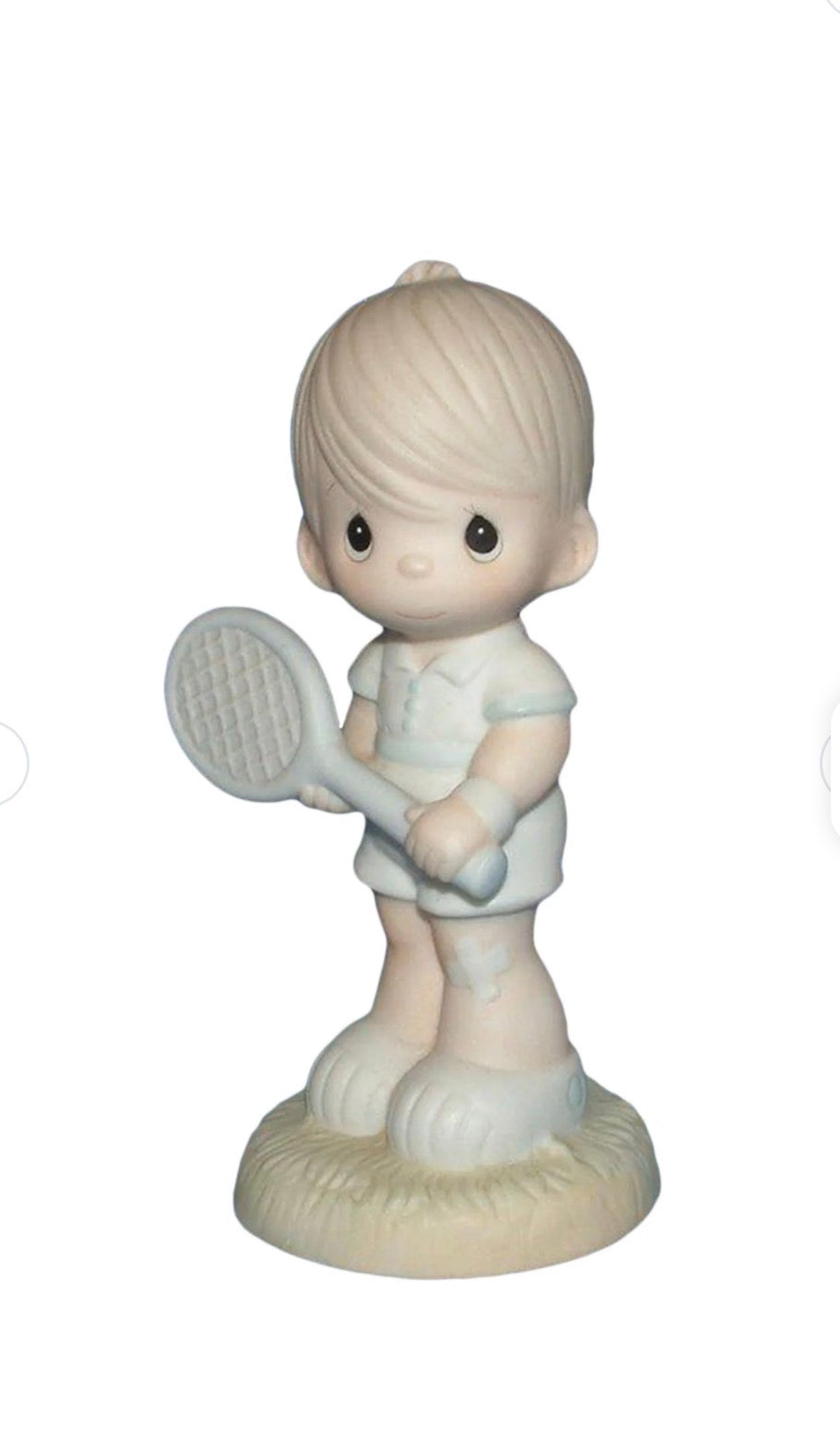 Serving The Lord (Boy Tennis Player) - Precious Moment Figurine