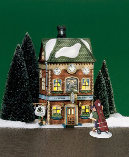 Department 56 - Dickens Village - T.C. Chester Clocks & Watches