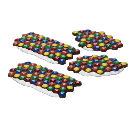 Department 56 - Village Accessories - M&M's Road (Set of 4)