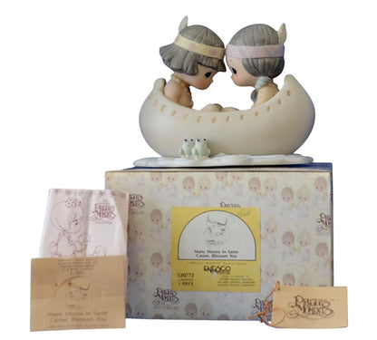 Many Moons In The Same Canoe, Blessum You - Precious Moment Figurine