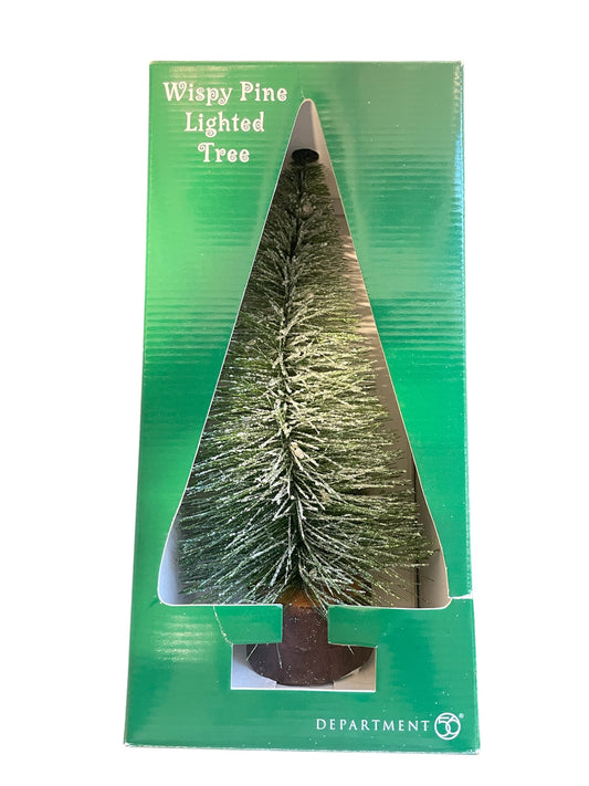 Department 56 - Village Accessories - Wispy Pine Lighted Tree 12"