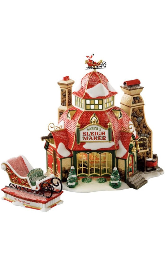 Department 56 - North Pole Village - Santa's Sleigh Maker