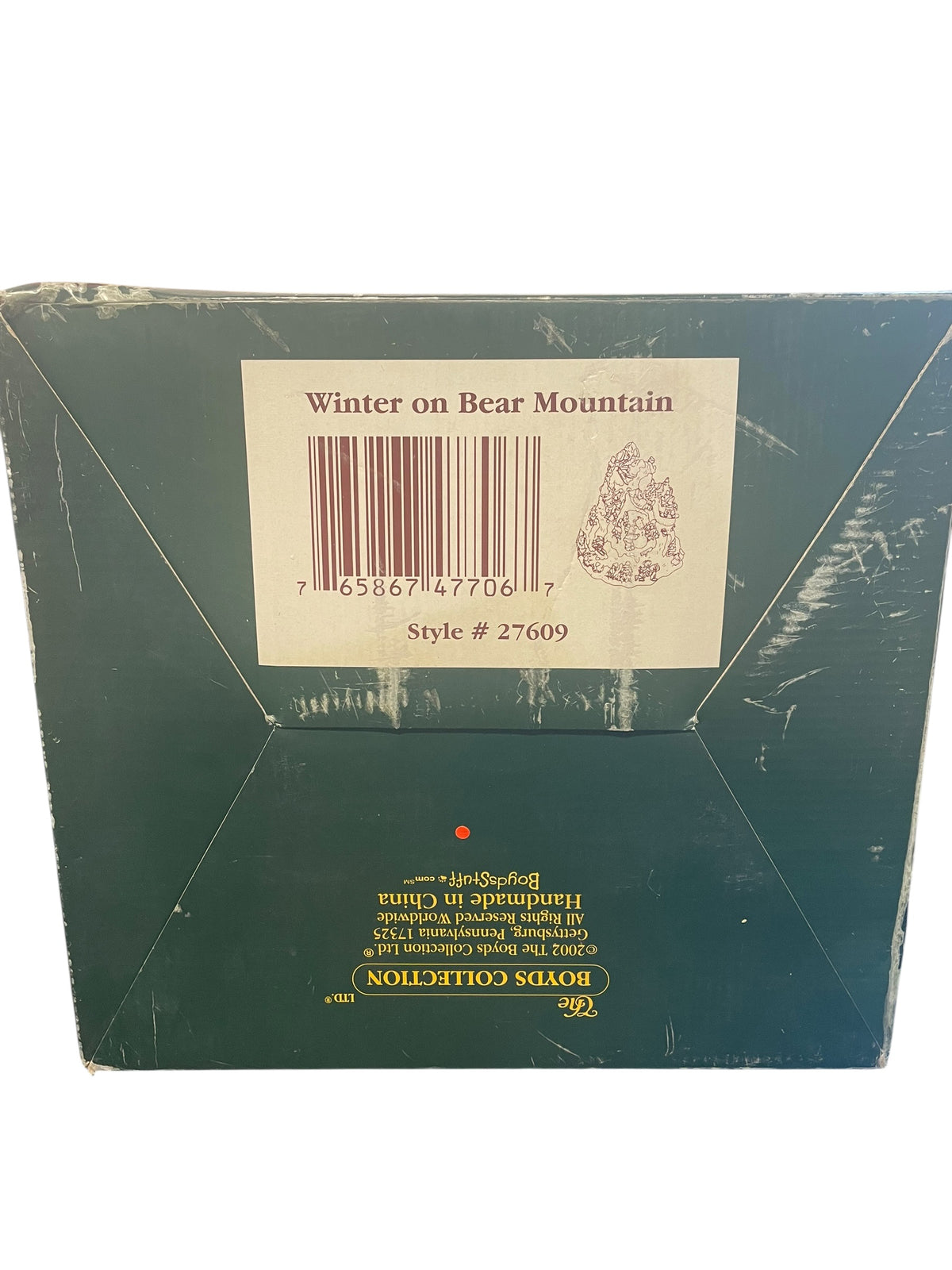 Boyd's Bears Bearstone - Winter On Bear Mountain