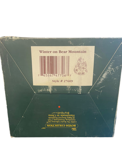 Boyd's Bears Bearstone - Winter On Bear Mountain