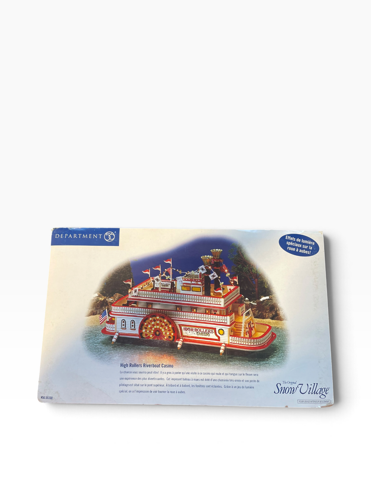 Department 56 - Snow Village - High Rollers Riverboat Casino