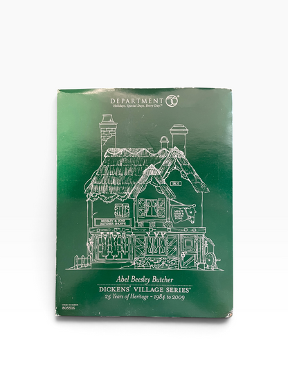 Department 56 - Dickens Village - Abel Beesley Butcher (25th Anniversary Edition)
