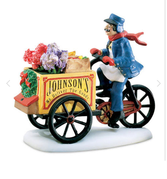 Department 56 - Christmas In The City - Johnson's Grocery...Holiday Deliveries