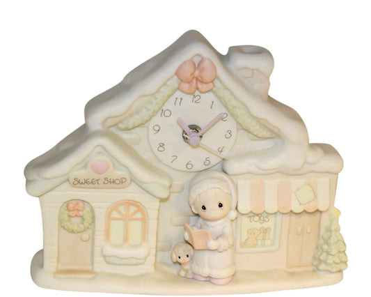 Sugar Town - Town Square Clock - Precious Moment Figurine